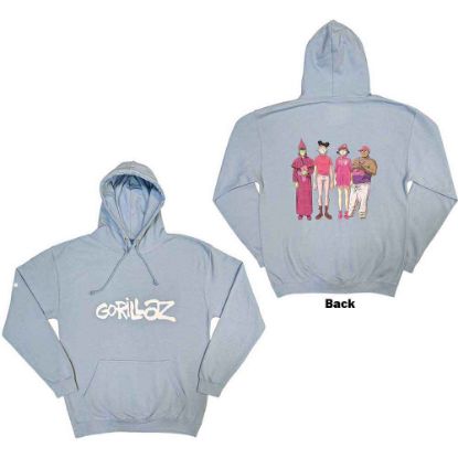 Picture of Gorillaz Unisex Pullover Hoodie: Cracker Island Back Print