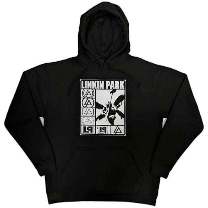 Picture of Linkin Park Unisex Pullover Hoodie: Logos Rectangle