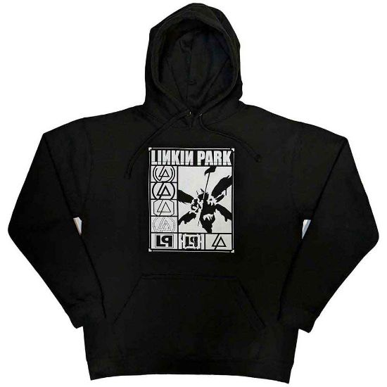 Picture of Linkin Park Unisex Pullover Hoodie: Logos Rectangle