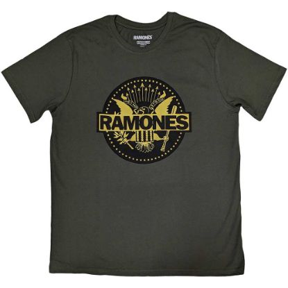 Picture of Ramones Unisex T-Shirt: Gold Seal
