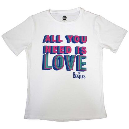 Picture of The Beatles Ladies T-Shirt: All You Need Is Love