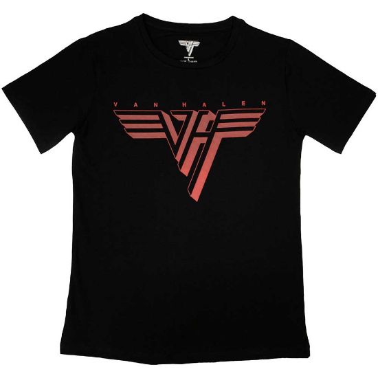 Picture of Van Halen Ladies T-Shirt: Classic Red Logo