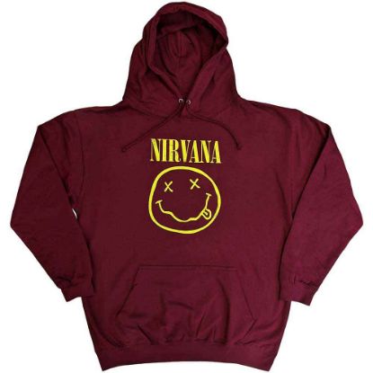 Picture of Nirvana Unisex Pullover Hoodie: Yellow Happy Face