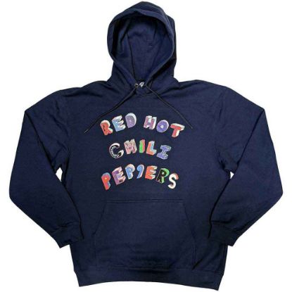 Picture of Red Hot Chili Peppers Unisex Pullover Hoodie: Colourful Letters