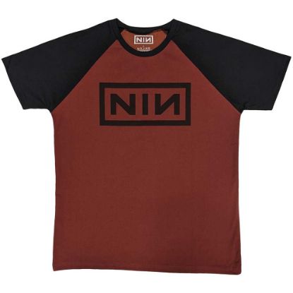 Picture of Nine Inch Nails Unisex Raglan T-Shirt: Classic Logo