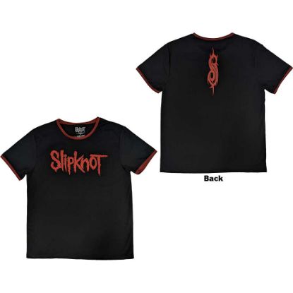 Picture of Slipknot Unisex Ringer T-Shirt: Logo Back Print