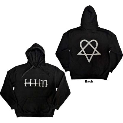 Picture of HIM Unisex Pullover Hoodie: Logo Back Print