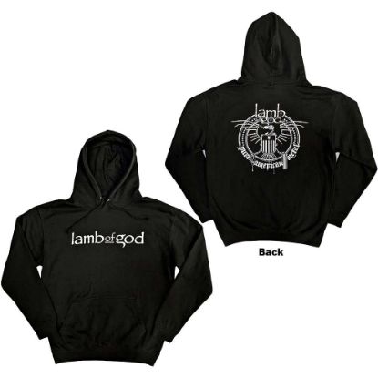 Picture of Lamb Of God Unisex Pullover Hoodie: Skeleton Eagle Back Print