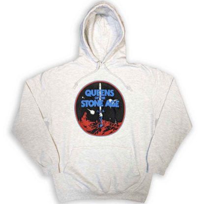 Picture of Queens Of The Stone Age Unisex Pullover Hoodie: Branca Sword
