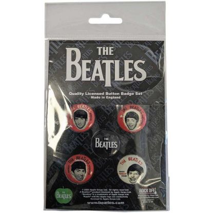 Picture of The Beatles Button Badge Pack: Vintage Portraits