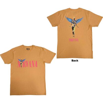 Picture of Nirvana Unisex T-Shirt: In Utero Angel Back Print