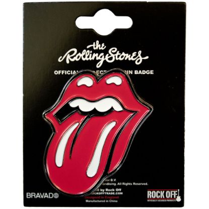 Picture of The Rolling Stones Pin Badge: Classic Tongue Large