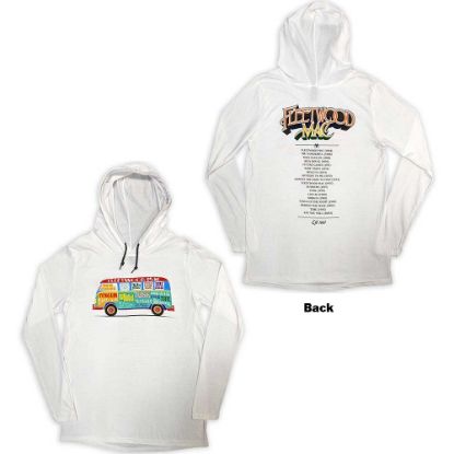 Picture of Fleetwood Mac Unisex Pullover Hoodie: Albums Bus Lightweight Ex-Tour Back Print (Medium)