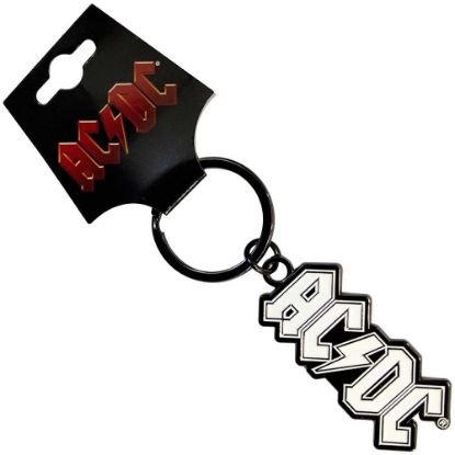 Picture of AC/DC Keychain: Logo Mono