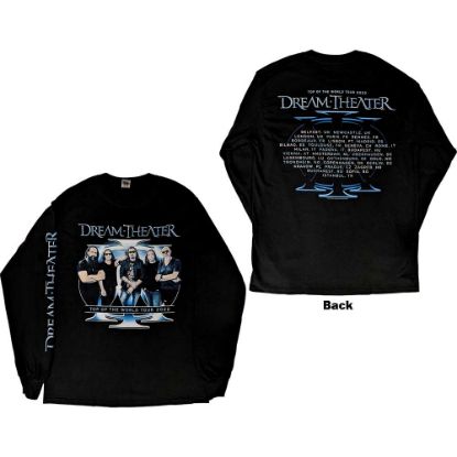 Picture of Dream Theater Unisex Long Sleeve T-Shirt: Band Photo TOTW Tour 2022 Ex-Tour Back Print
