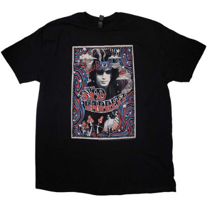 Picture of Syd Barrett Unisex T-Shirt: Melty Poster Ex-Tour (X-Large)