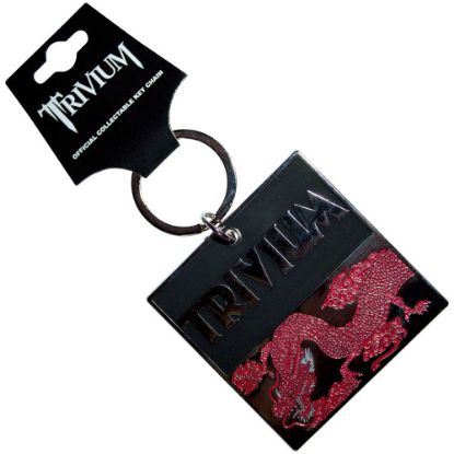 Picture of Trivium Keychain: Deadmen & Dragons Silhouette