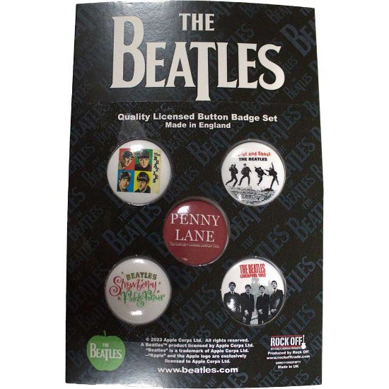 Picture of The Beatles Button Badge Pack: Beatles Liverpool