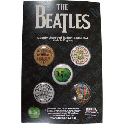 Picture of The Beatles Button Badge Pack: Sgt Pepper