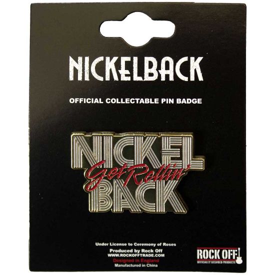 Picture of Nickelback Pin Badge: Get Rollin'