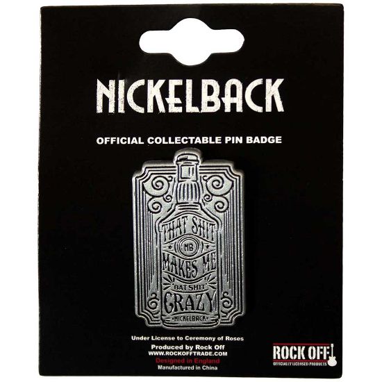 Picture of Nickelback Pin Badge: Bat Shit