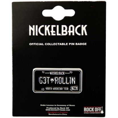 Picture of Nickelback Pin Badge: License Plate