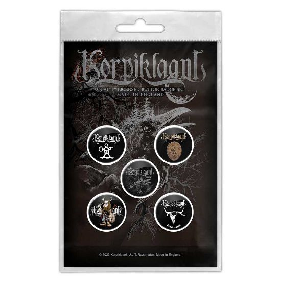 Picture of Korpiklaani Button Badge Pack: Raven