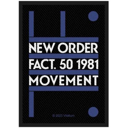 Picture of New Order Woven Patch: Fact 50 (Standard)