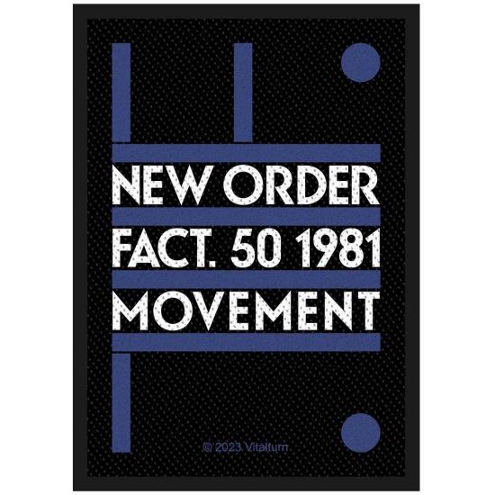 Picture of New Order Woven Patch: Fact 50 (Standard)