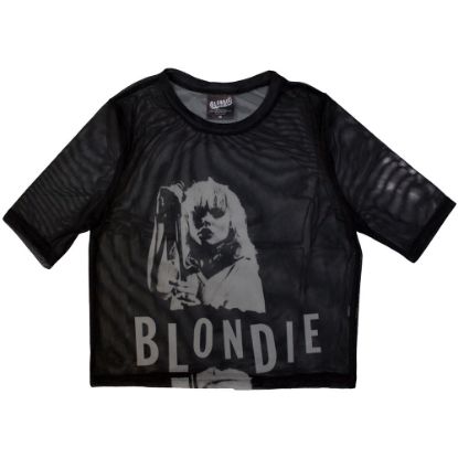 Picture of Blondie Ladies Crop Top: Mic Stand Mesh