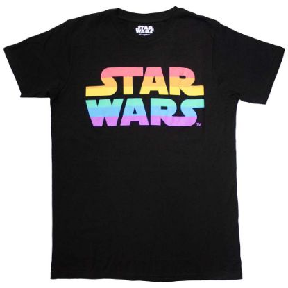 Picture of Star Wars Unisex T-Shirt: Rainbow Logo