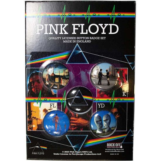 Picture of Pink Floyd Button Badge Pack: Album Covers