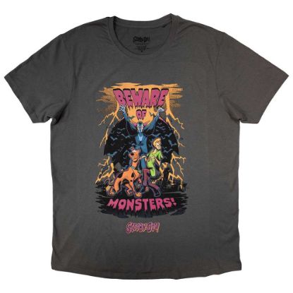 Picture of Scooby Doo Unisex T-Shirt: Beware Of Monsters  