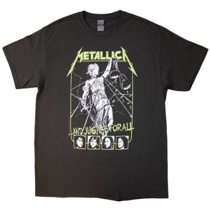Picture of Metallica Unisex T-Shirt: Justice Faces