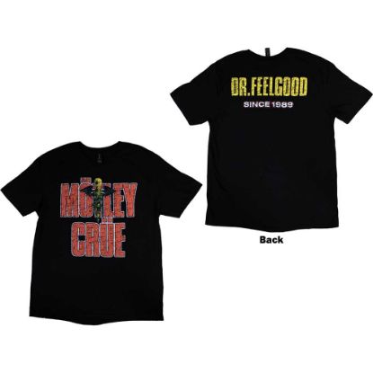 Picture of Motley Crue Unisex T-Shirt: Dr Feelgood Since 1989 Back Print