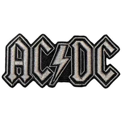 Picture of AC/DC Woven Patch: Silver Logo (Standard) 