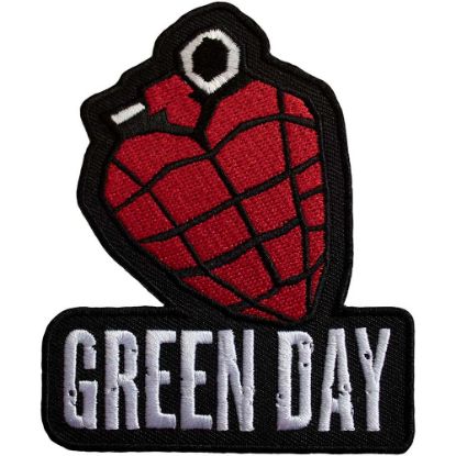 Picture of Green Day Woven Patch: Grenade Logo (Standard) 