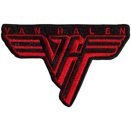 Picture of Van Halen Woven Patch: Classic Red Logo (Standard) 