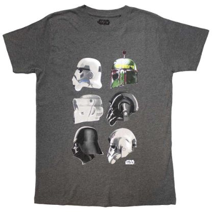 Picture of Star Wars Unisex T-Shirt: Helmet Profiles
