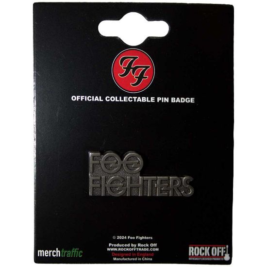 Picture of Foo Fighters Pin Badge: Stacked Logo