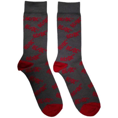 Picture of AC/DC Unisex Ankle Socks: Logo Pattern (UK Size 6 - 11)