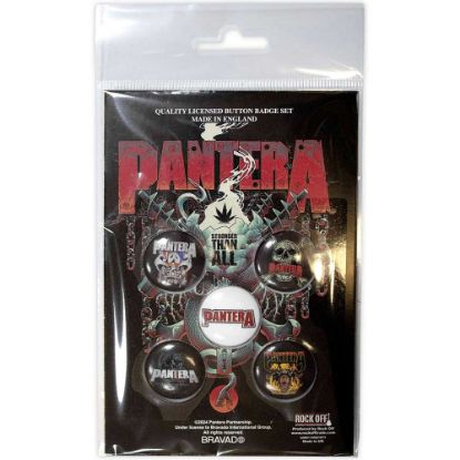 Picture of Pantera Button Badge Pack: Snake