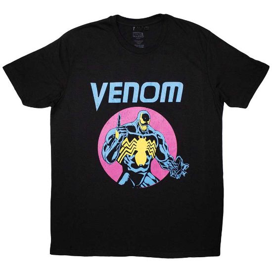Picture of Marvel Comics Unisex T-Shirt: Venom Purple Circle