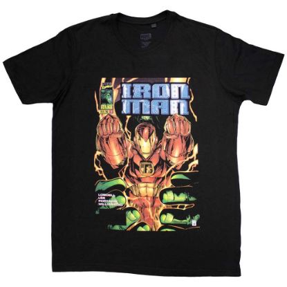 Picture of Marvel Comics Unisex T-Shirt: Iron Man Fist Comic Cover