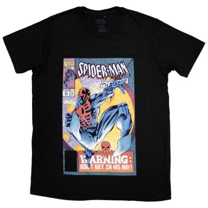 Picture of Marvel Comics Unisex T-Shirt: Spider-Man Warning Comic Cover