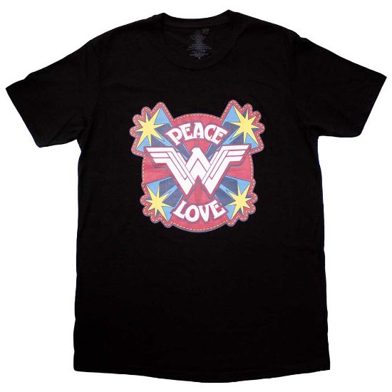 Picture of DC Comics Unisex T-Shirt: Wonder Woman Peace & Love