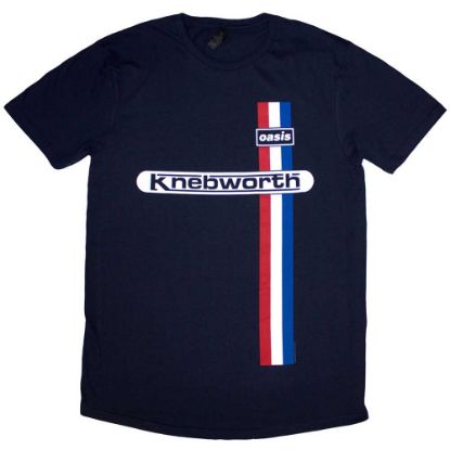 Picture of Oasis Unisex T-Shirt: Knebworth Vertical Stripe
