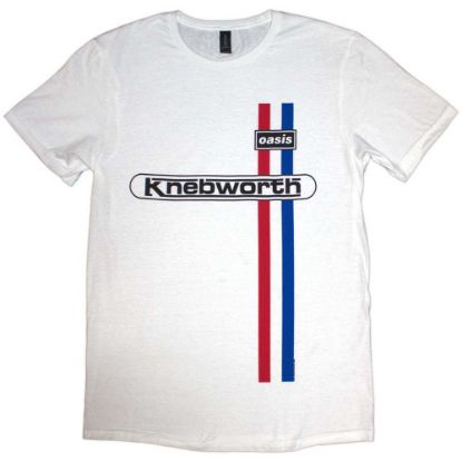 Picture of Oasis Unisex T-Shirt: Knebworth Vertical Stripe