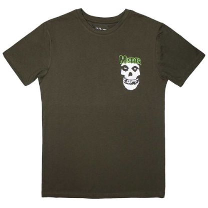 Picture of Misfits Unisex T-Shirt: Mini Skull & Logo