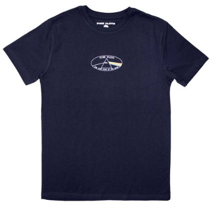 Picture of Pink Floyd Unisex T-Shirt: Mini DSOTM Oval